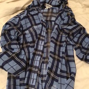 Express plaid portofino shirt